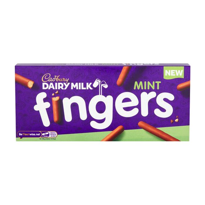 Cadbury Dairy Milk Mint Fingers 114G